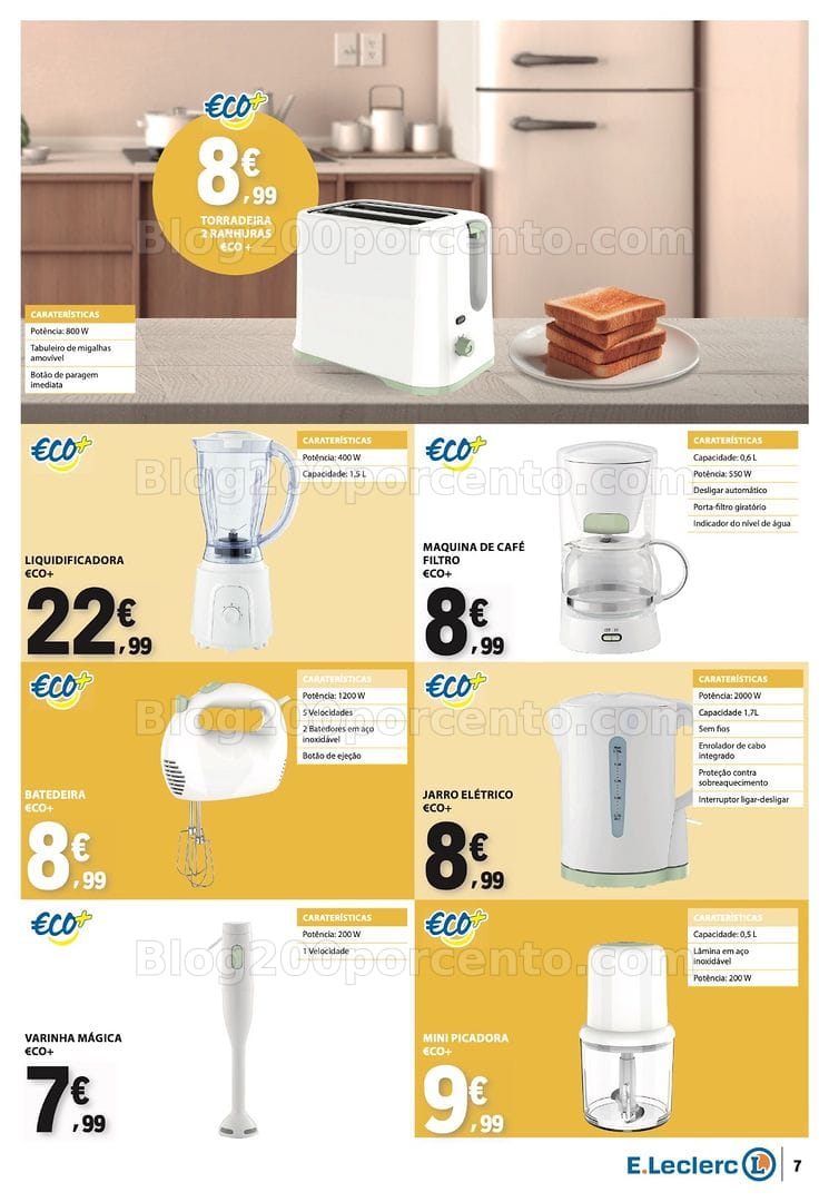 Antevisão Folheto E-LECLERC Bazar Outono Promoções de 24 setembro a 7 outubro